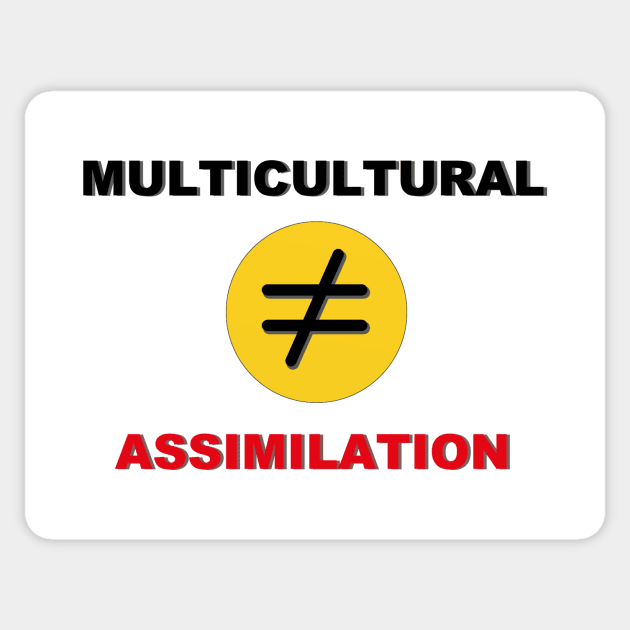 Multicultural Sticker by Volundz